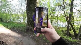 A guy came to the woods and got his dick sucked