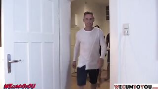 Amateur swingers fuck in an orgy with strangers in an amateur video