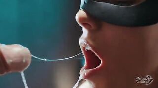That's what a true cumslut should do with used condoms. Drain the big fat load in 4K close-up