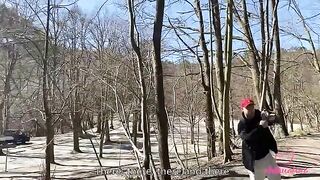 Vlog Chihuahua. A day with Kleomodel ended outdoors