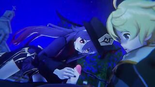 Hu Tao Genshin Impact 3D HENTAI Remake Shortver - Doggystyle action