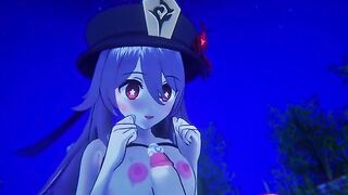 Hu Tao Genshin Impact 3D HENTAI Remake Shortver - Doggystyle action