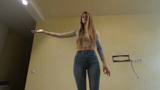 A stunning blonde shares intimate moments in a steamy home video