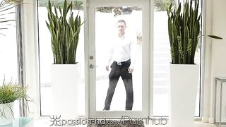 The real estate agent will do anything to sell the house, even engage in intimate acts