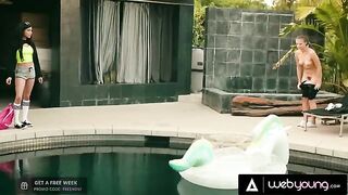 Skater girl Gia Derza cheats on her BF with Savannah Sixx