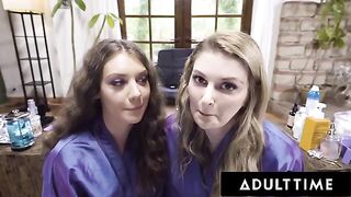 Lesbian Hair Stylists Elena Koshka and Bunny Colby Fuck in Front of You - POV