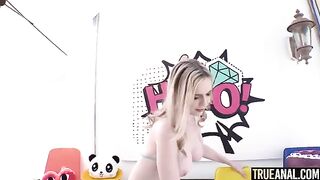 Rebel Rhyder gets her asshole gapped hard in this steamy TrueAnal scene