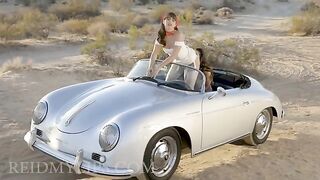 Riley Reid catches her husband's mistress, Abbie Maley, in a steamy car scene