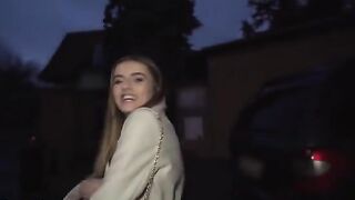The agent paid French girl Alba Lala to show her boobs on the street
