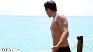 Gianna Dior stuck on desert island, gets fucked by stranger