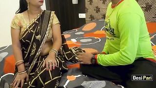 Desi Pari’s step mom saved her daughter’s marriage in a steamy Hindi audio scene