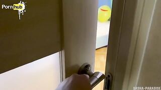 The stepson received a sexy gift from his young stepmom
