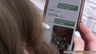 Hot babe Aliyah Brynn rides BBC while her husband watches
