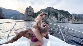 We had sex on a boat tour to Capri while the crew was watching