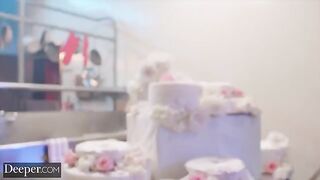 The baker competed for a prize, but her appetite was too much
