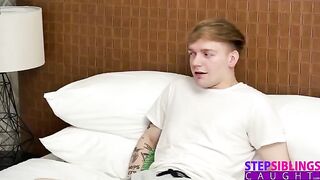 A stepsister gets back at her stepbro by getting intimate with his best friend