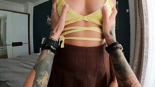 The man came for a juicy blowjob and got it