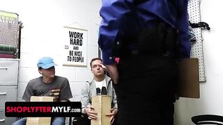 A stepmom with big tits Dee Williams gets her naughty boys out of trouble