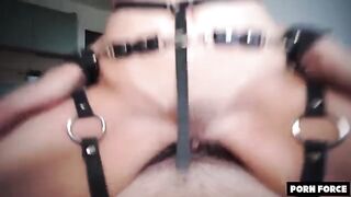 The petite girl is used for sex in a rough and extreme way