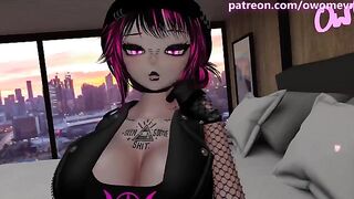 A goth girl named Jess gets fucked after being a brat
