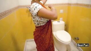 Desi Pari was seduced and fucked by a neighbor at his place with clear Hindi audio