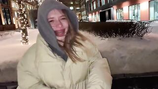 Babe Californiababe got fucked on the street without condom