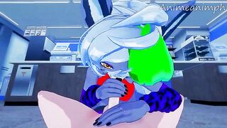 Five Nights at Freddy's Roxanne Wolf hentai 3D uncensored action