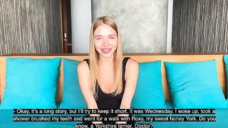 Girl cheats on her husband with a psychotherapist in a steamy session