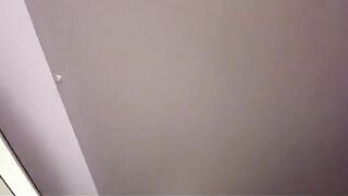 Blonde in public sex on the airport, huge cumshot on her boobs