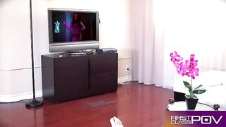 The hottest slut in the world, Adriana Chechik, gets her pussy railed hard