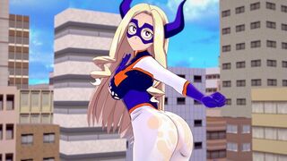 My Hero Academia Mt. Lady big tits hentai in Cock POV style