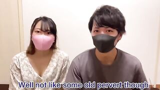 A Japanese amateur has an orgasm through meditation, showcasing intense shaking