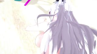 Azur Lane Prinz Eugen uncensored hentai with huge tits waifu