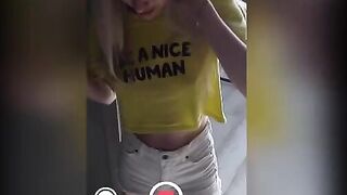 An exchange student meets a cute girl and gets intimate with her