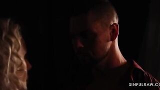 The wife cheated on her husband, showcasing passionate and sensual moments in a gallery
