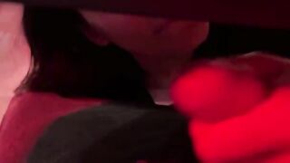 A college girl gets her pussy filled with cum during a party in HD