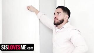 Clever stepsister Vivian Taylor makes her stepbrother father her baby - SisLovesMe