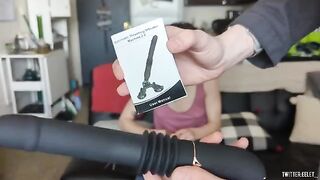 First time trying the flapping vibrator from Lovenote - intense!