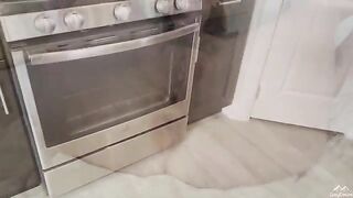 Panty stuffing, peeing, dildo riding, and spreading try-in-haul