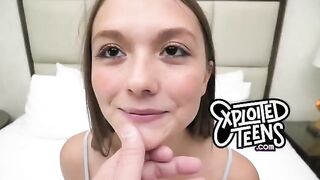 Meet a brand new 18 y.o. star and her amazing skills in cock sucking
