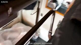 A stepson got a bit too close to his stepmom on the train