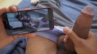Lil D jacking off to his own porn with Julz Gotti is straight fire