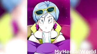 Hentai animation compilation featuring Bulma from Dragon Ball Super with big tits