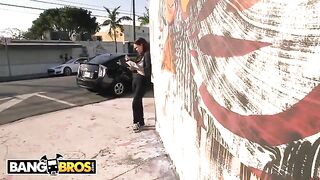 Guy from BangBus picked up curvy Roxxi Blair in a van