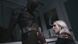 Deadpool fucked Captain Marvel hard in this full scene from Wicked Pictures