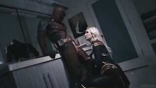 Deadpool fucked Captain Marvel hard in this full scene from Wicked Pictures