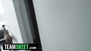 Curvy stepsis Daisy Stone enjoys riding big cock passionately