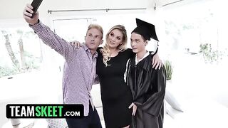 Kenzie Taylor, the busty blonde MILF, rewards her stepson with sex
