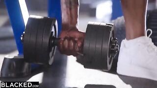 Two thick BBCs for gym bunnies Brandi and Kenzie to share