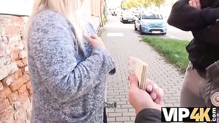 The man made a bet with his friend that he would fuck his busty girlfriend